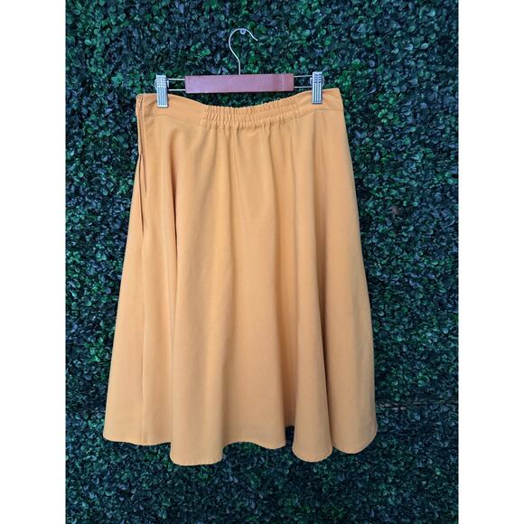 ModCloth, Mustard Skirt, women’s Size M - Picture 3 of 6